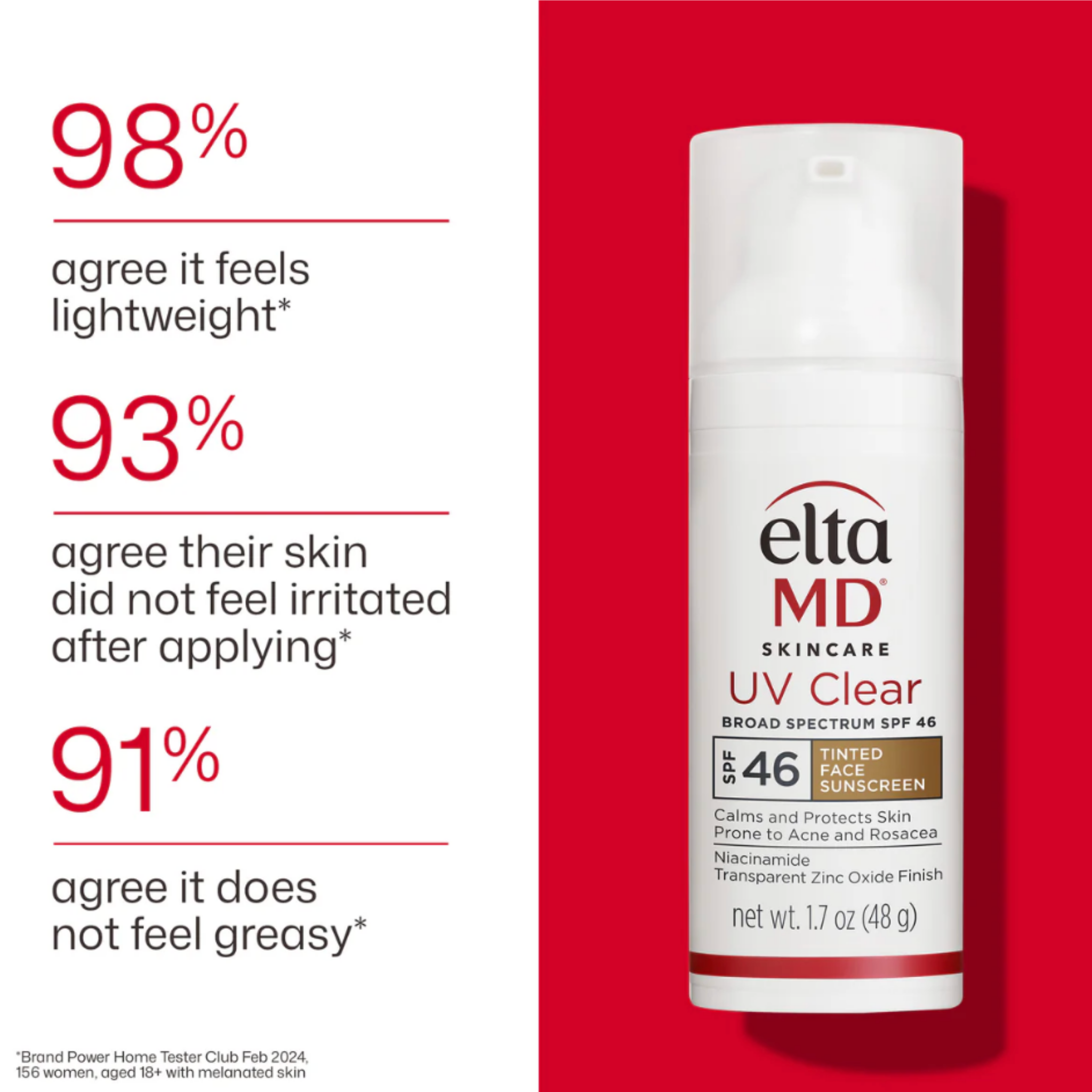 EltaMD UV Clear Broad-Spectrum SPF 46 – Tinted (1.7 oz)