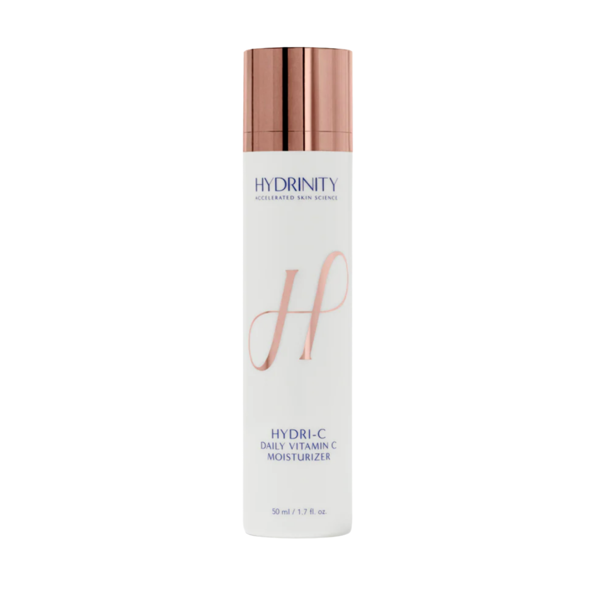 Hydrinity HYDRI-C vitamin C moisturizer  during morning skincare routine before SPF.