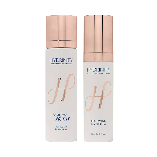 Hydrinity Age Renewal Kit with HYACYN ACTIVE and Renewing HA Serum, surgeon-curated anti-aging duo. | Anti Aging Skincare | Soothing Skincare | Anti-Redness | Beyond Beautiful Cosmetic Surgery and Medspa