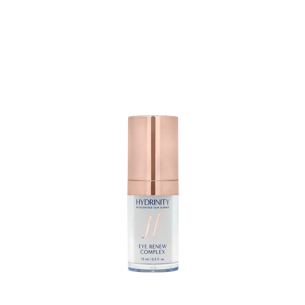 Hydrinity Eye Renew Complex 15mL bottle for puffiness, dark circles, and fine lines | Medical grade skincare, curated by cosmetic surgeons | Beyond Beautiful Cosmetic Surgery and Medspa