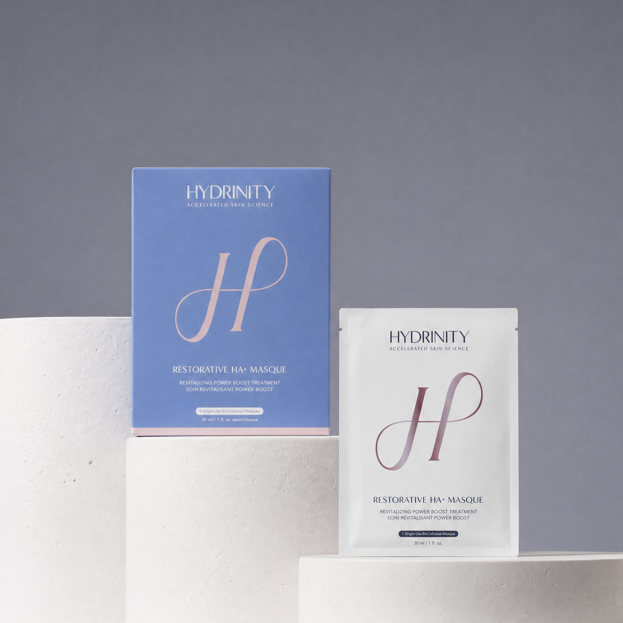 Hydrinity Restorative HA+ Biocellulose Facial Sheet masque  | Anti-aging, Prebiotic and soothing skincare mask | Post-procedure skincare mask | Beyond Beautiful Cosmetic Surgery and Medspa