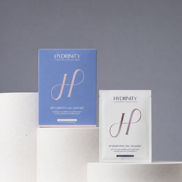Hydrinity Restorative HA+ Biocellulose Facial Sheet masque  | Anti-aging, Prebiotic and soothing skincare mask | Post-procedure skincare mask | Beyond Beautiful Cosmetic Surgery and Medspa