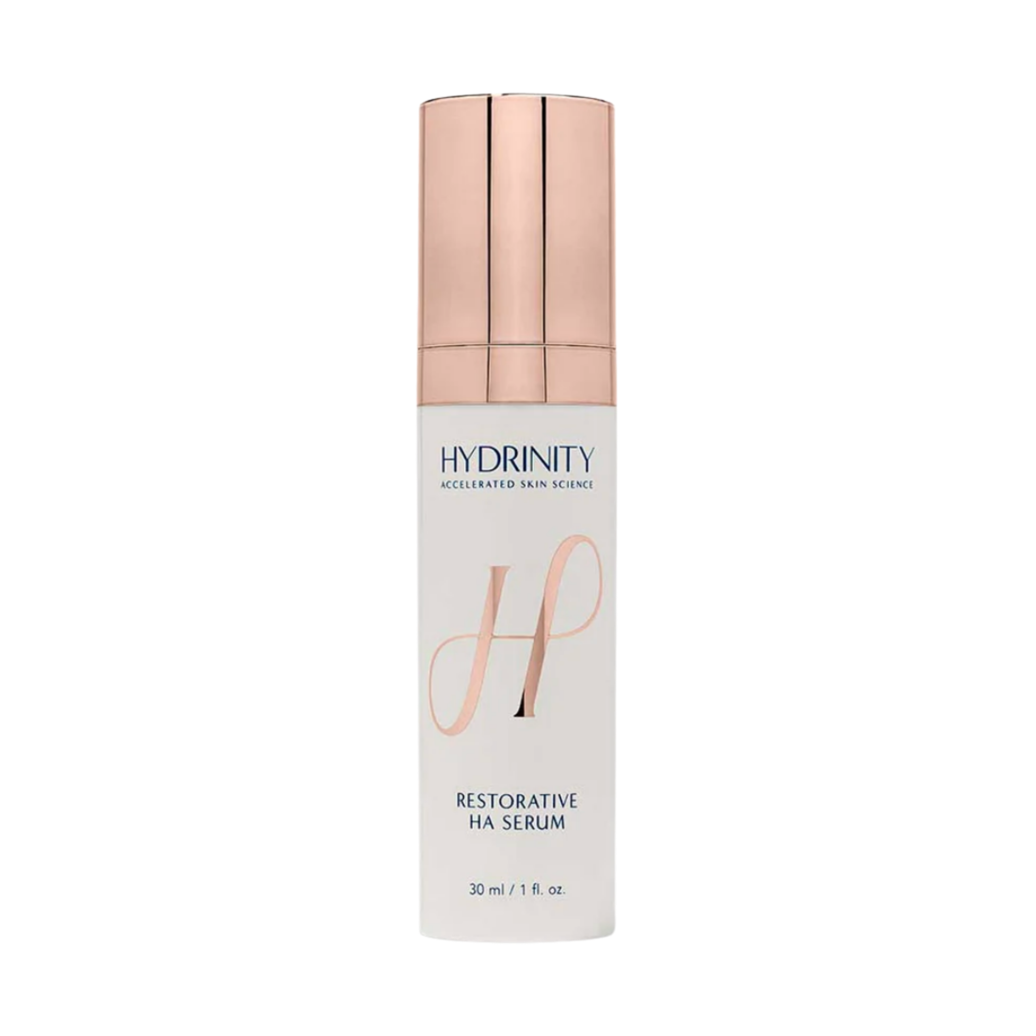 Hydrinity Restorative HA Serum 30mL bottle with PPM6 Technology, surgeon-curated post-procedure serum | Beyond Beautiful Cosmetic Surgery and Medspa, Vu Ho MD
