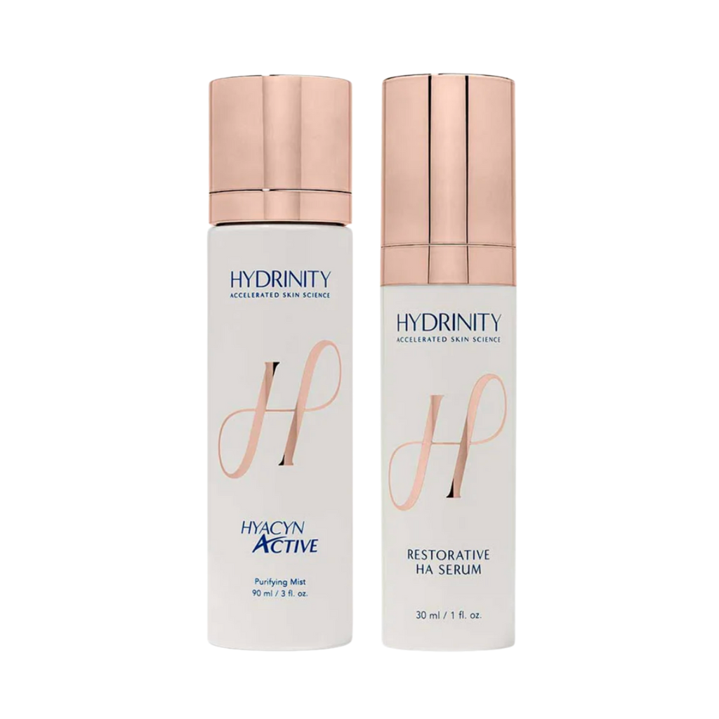 Hydrinity Restorative Kit with HYACYN ACTIVE and Restorative HA Serum, cosmetic surgeon-curated post-procedure duo | Medical grade skincare | Beyond Beautiful Cosmetic Surgery and Medspa