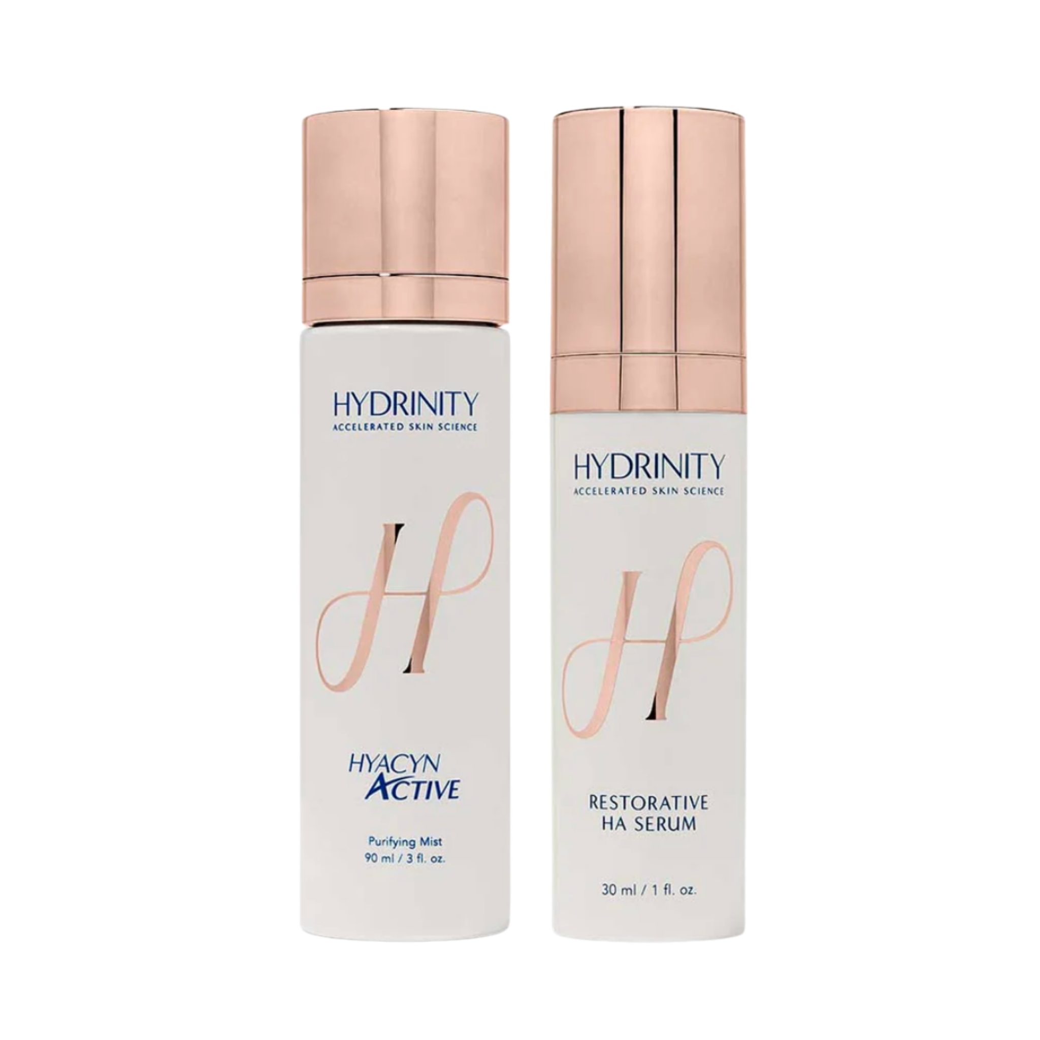 Hydrinity Restorative Kit with HYACYN ACTIVE and Restorative HA Serum, cosmetic surgeon-curated post-procedure duo | Medical grade skincare | Beyond Beautiful Cosmetic Surgery and Medspa