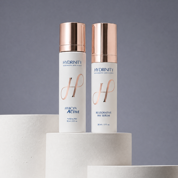 Hydrinity Restorative Kit with HYACYN ACTIVE and Restorative HA Serum, cosmetic surgeon-curated post-procedure duo | Medical grade skincare | Beyond Beautiful Cosmetic Surgery and Medspa