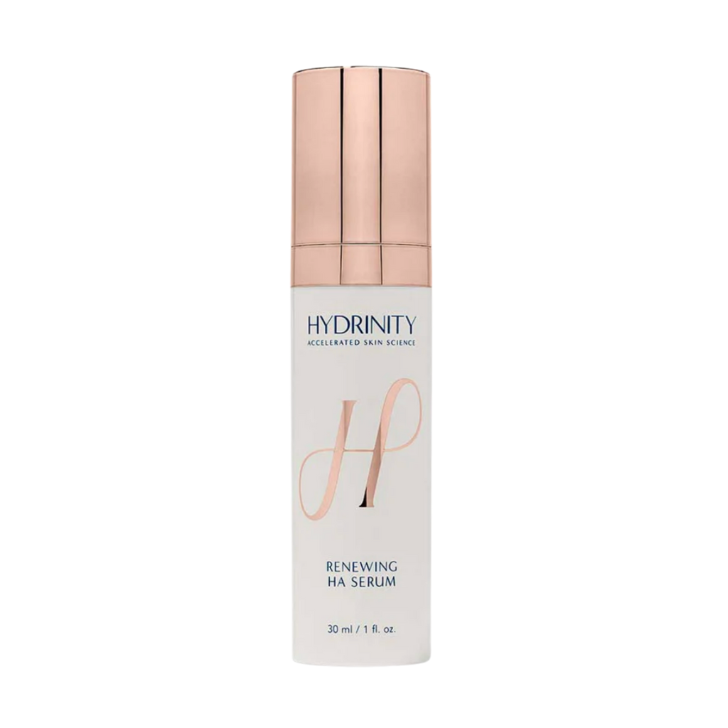 Hydrinity Renewing HA Serum 30mL anti-aging bottle, Hydrating Serum, hyaluronic acid | Cosmetic surgeon-curated at Beyond Beautiful Texas in Plano.